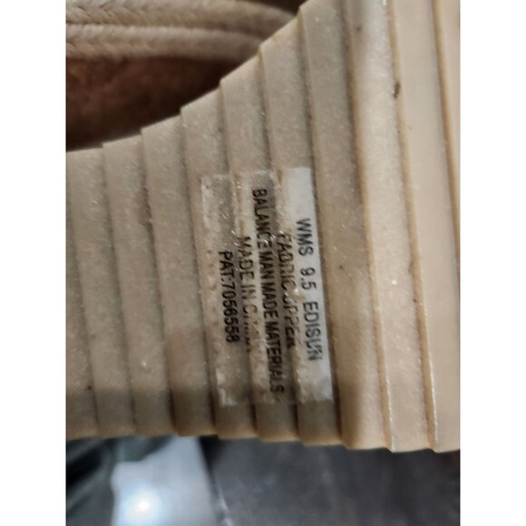 DV Dolce Vita Women's Edisun Beige Platform Cork Wedge Sandals/Sz. 9.5 - Picture 8 of 8